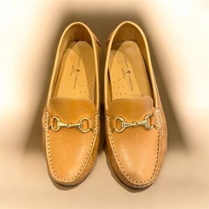 Mercanti Fiorentini Tan Leather Loafers